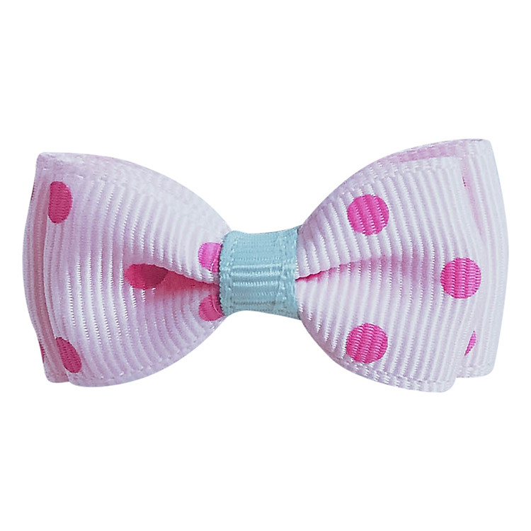 Kẹp Nơ Họa Tiết Bi Hồng Cho Bé Bảo Ngọc Bn-2017-28