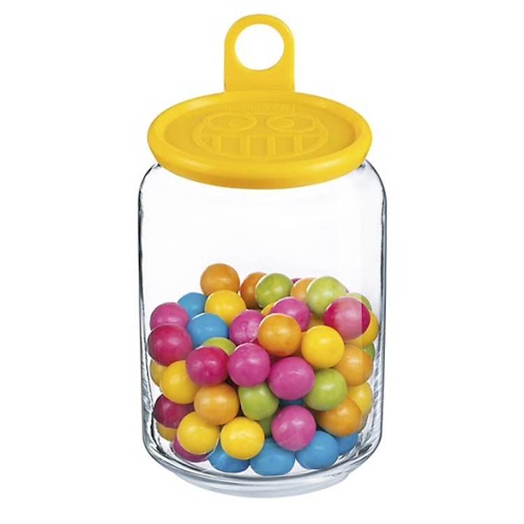 Hũ Thủy Tinh Luminarc Rondo Smiles Có Nắp H5486 - 0.75 Lít