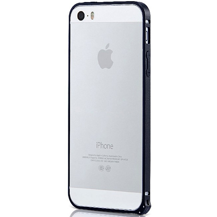 Ốp Viền Remax Metal Bumper Cho iPhone 5S - Đen