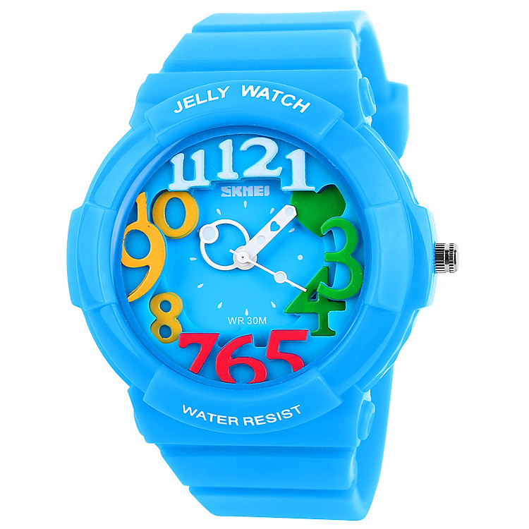 Đồng Hồ Trẻ Em Dây Plastic SKMEI SK-1042C - Xanh Dương