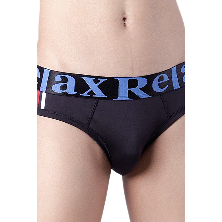 Quần Brief Thun Lạnh Giãn 4 Chiều Relax RLTK006 - Đen