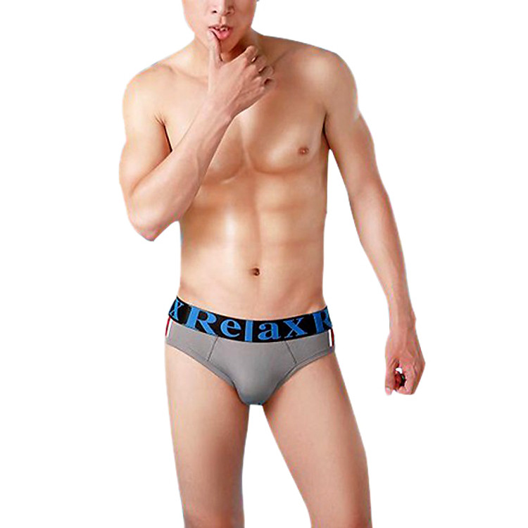 Quần Brief Thun Lạnh Giãn 4 Chiều Relax RLTK006 - Xám Đậm