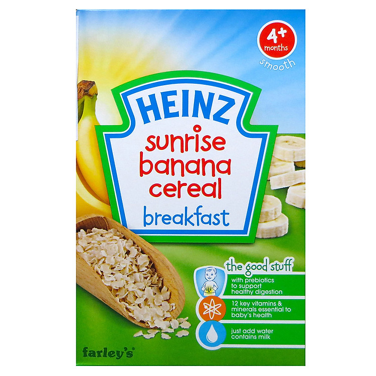 Bột Ăn Dặm Ngũ Cốc Chuối Heinz (125g)