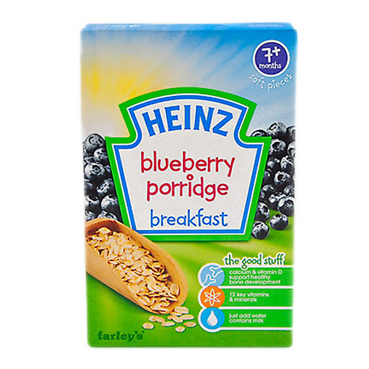 Bột Ăn Dặm Cháo Trái Cây Việt Quất Heinz (120g)