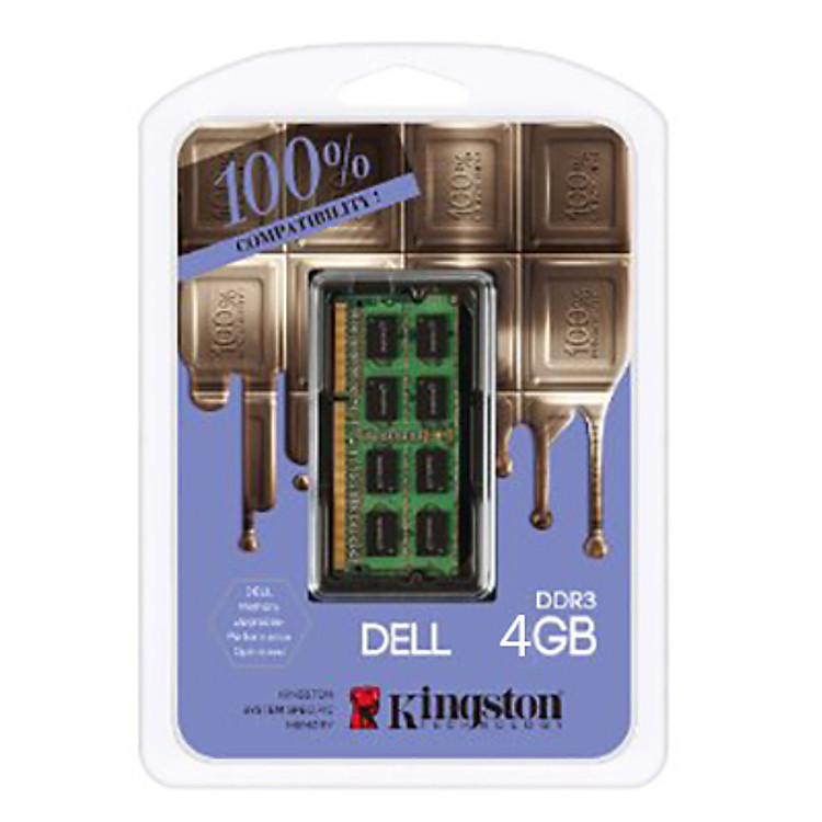 RAM Kingston 4GB DDR3-1600 1,35V For DELL NB - KTD-L3CL/4GFR - Hàng Chính Hãng