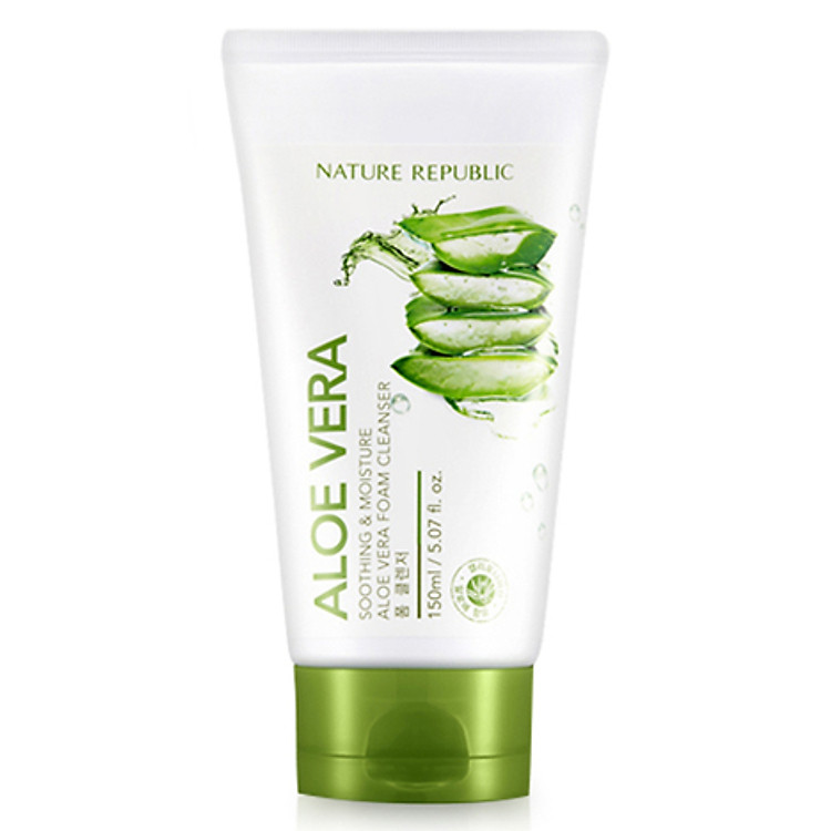 Kem tẩy trang dạng gel Nature Republic Soothing & Moisture Aloe Vera Cleansing Gel Cream (150ml)