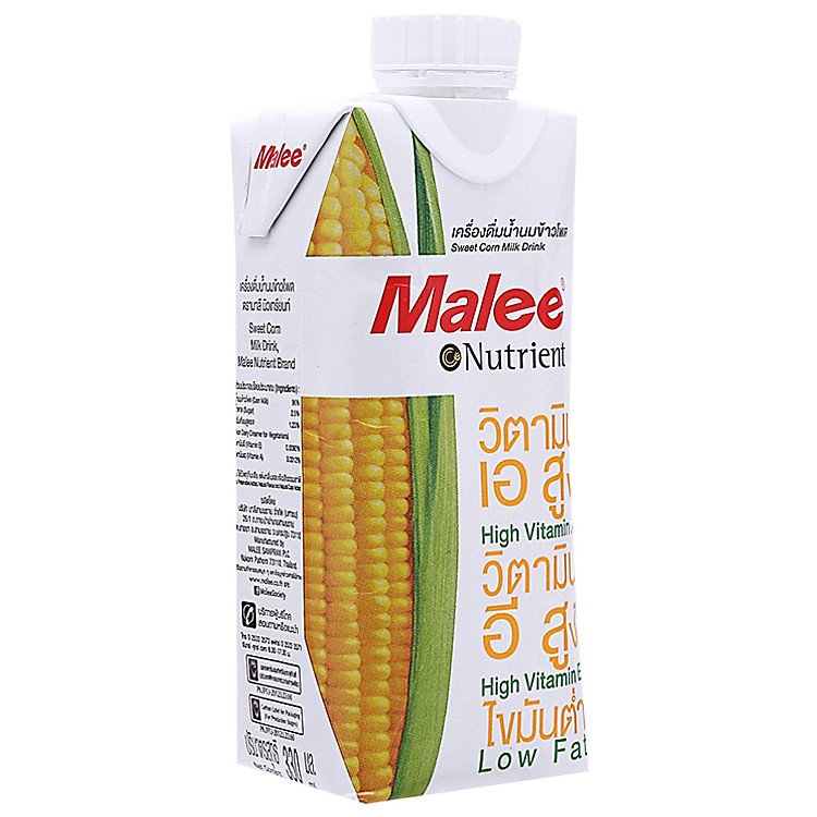 Sữa Bắp Malee Nutrient Hộp 330ml