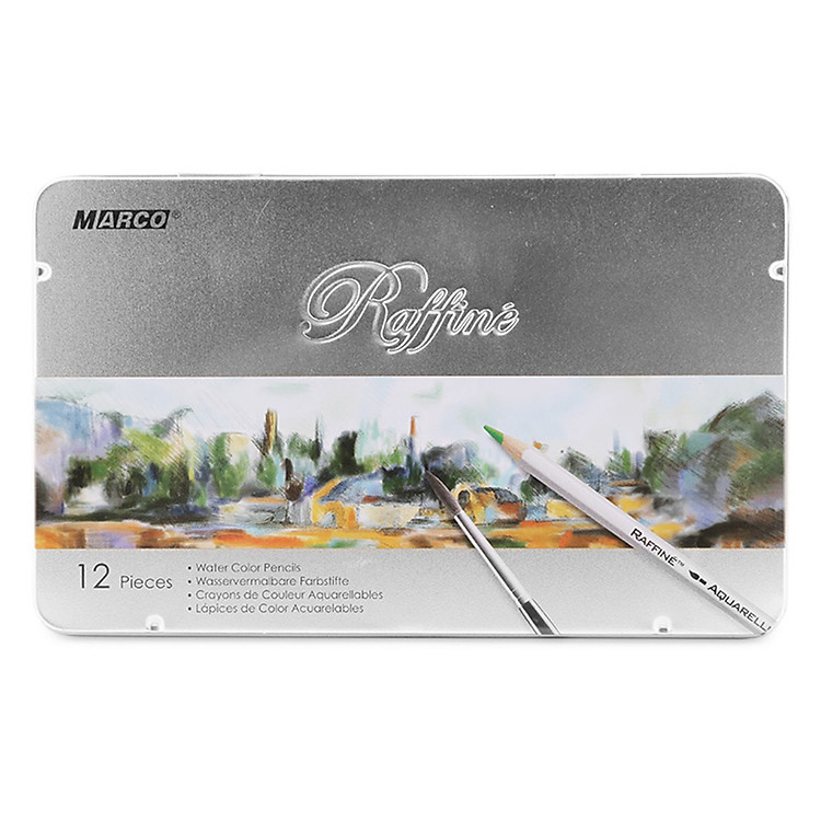 Bộ Chì Tô 12 Màu Nước Cao Cấp RAFFINE 7120-12TN (Hộp Thiếc)