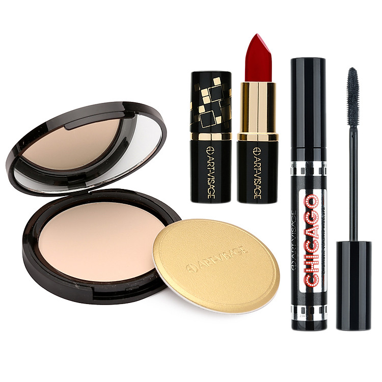 Bộ Ba Trang Điểm Đen Huyền Bí Art Visage