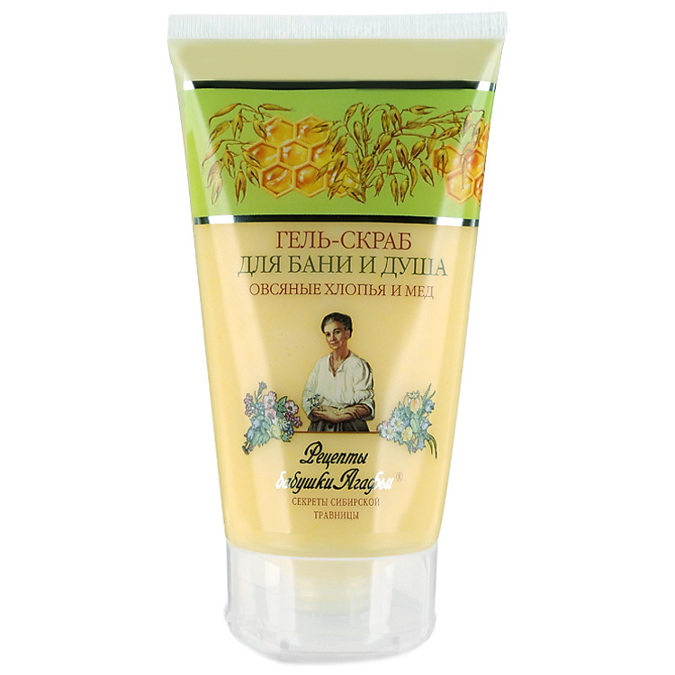 Kem Gel Tẩy Tế Bào Chết Toàn Thân Yến Mạch Và Mật Ong Agafia (150 ml)