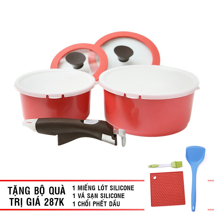 Bộ 2 Nồi Cán Rời NEOFLAM Miris - 7P