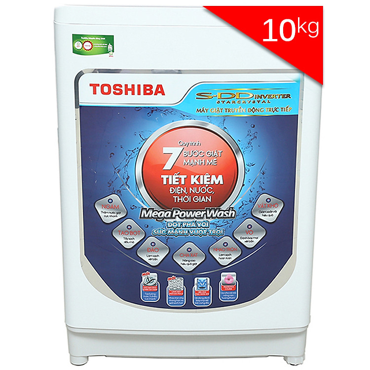 Máy Giặt Cửa Trên Inverter Toshiba DE1100GV (10.0 Kg) - Hàng Chính Hãng
