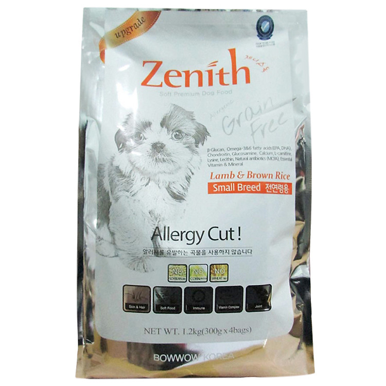 Đồ Ăn Hạt Cho Chó Nhỏ Bowwow ZN-SB-12-1.2kg