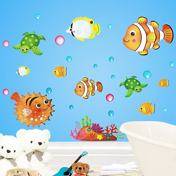 Decal Đại Dương To Lala Shop DC033 (50 x 70 cm)
