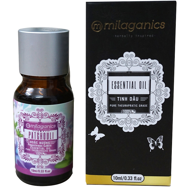Tinh Dầu Hoắc Hương Ấn Độ Milaganics 10ml