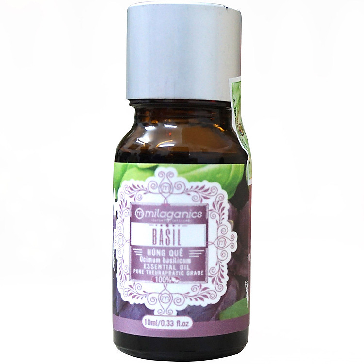 Tinh Dầu Húng Quế Ấn Độ Milaganics 10ml