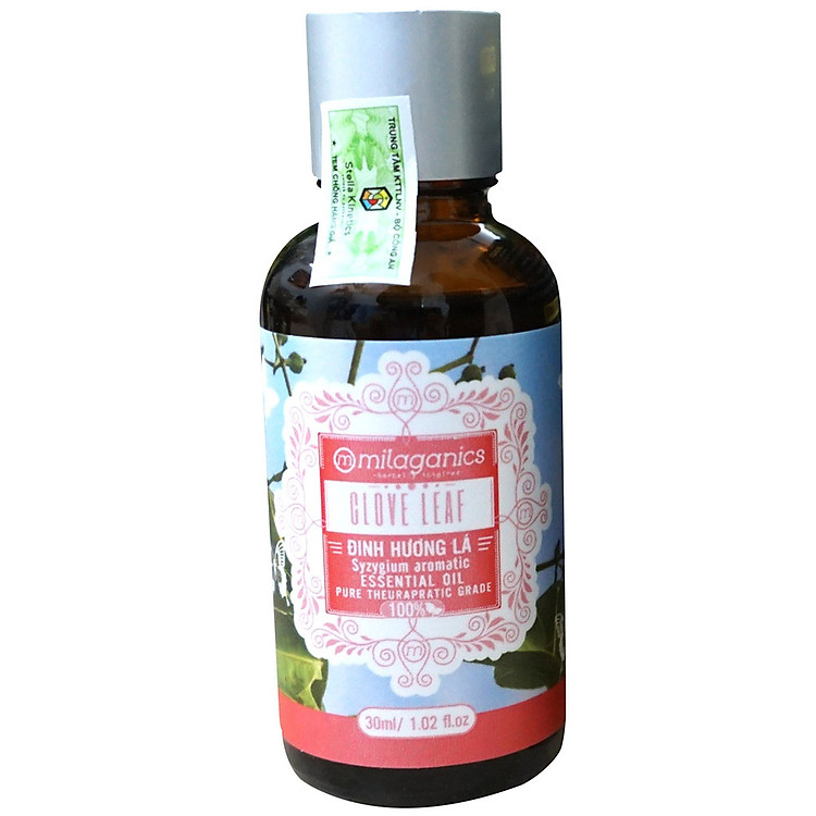 Tinh Dầu Đinh Hương Lá Ấn Độ Milaganics 10 ml