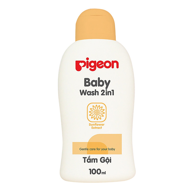 Tắm - Gội Pigeon 2 In 1 Hoa Hướng Dương Chai 100ml
