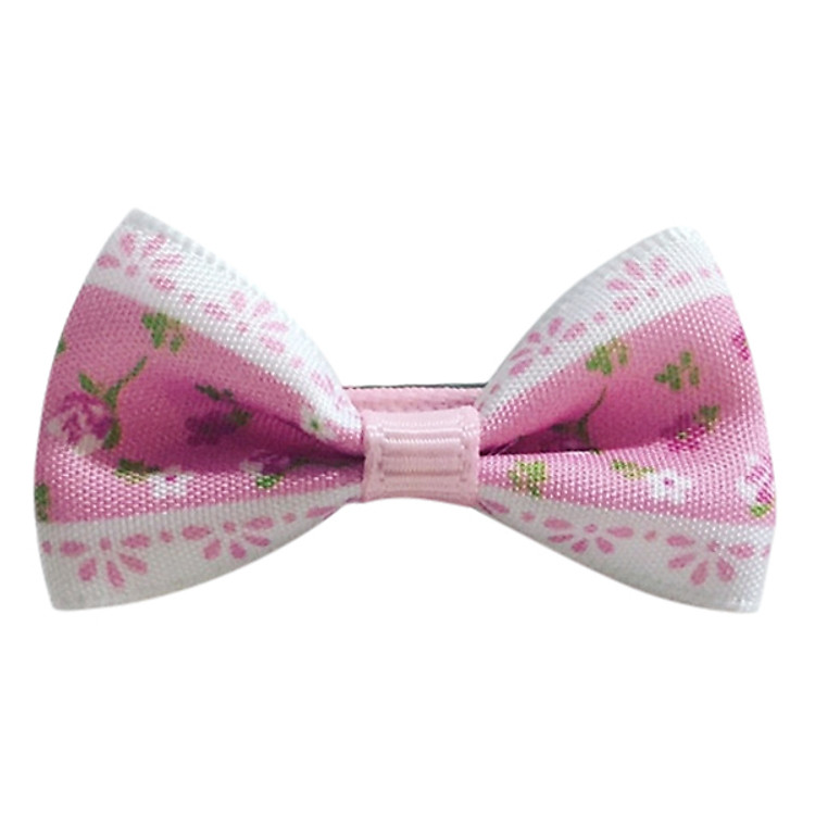 Kẹp Tóc Hình Nơ Bảo Ngọc A01 Họa Tiết Hoa Nhí