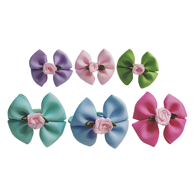 Cột Nơ Phối Hoa Bảo Ngọc - CT01 (Màu Sắc Ngẫu Nhiên)