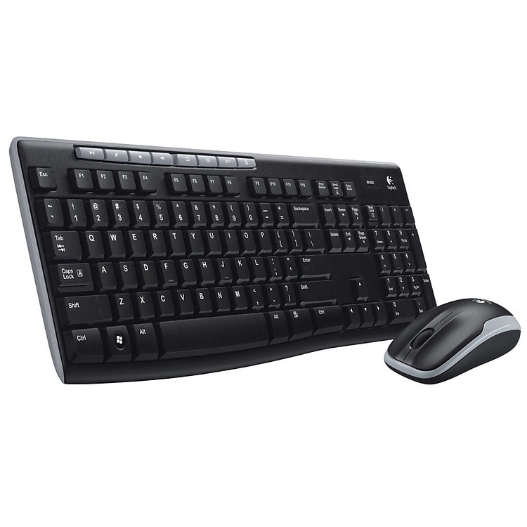 Bộ Bàn Phím Chuột Không Dây Logitech MK260r - Hàng Chính Hãng