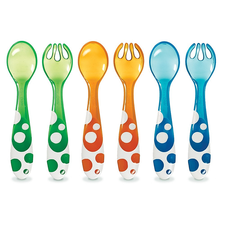 Bộ Muỗng Nĩa Nhựa Cho Bé Munchkin 14905