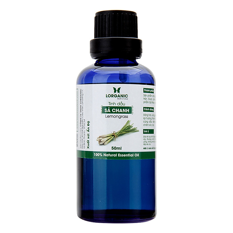 Tinh Dầu Sả Chanh Lorganic Hương Thơm Thiền Tịnh (50ml)