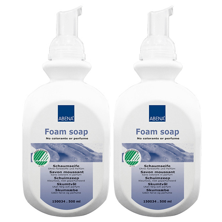Bộ 2 Bọt Rửa Tay Abena (500ml)
