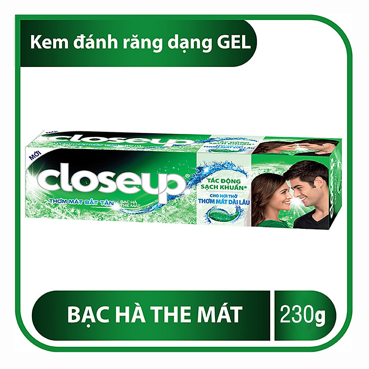Kem Đánh Răng Close-up Hương Bạc Hà 230g - 21160262