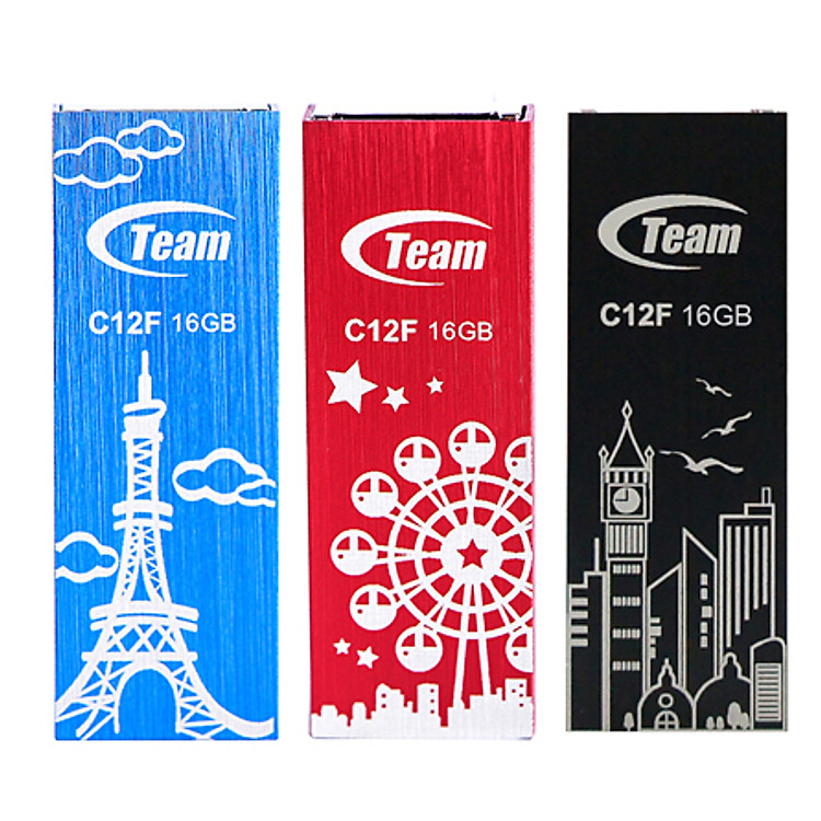 USB Team Group C12F 16GB - USB 2.0 - Hàng Chính Hãng