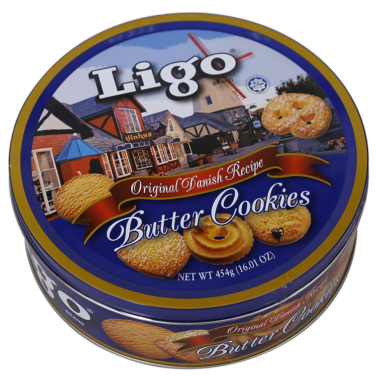 Bánh Quy Bơ Ligo 454g (Thương Hiệu Mỹ - SX Malaysia)