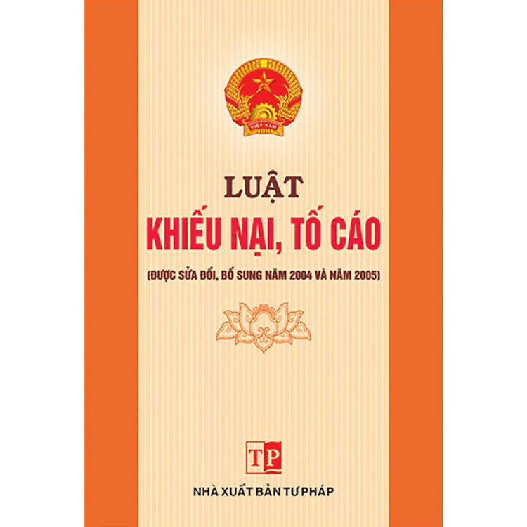 Sách Luật Khiếu Nại Tố Cáo