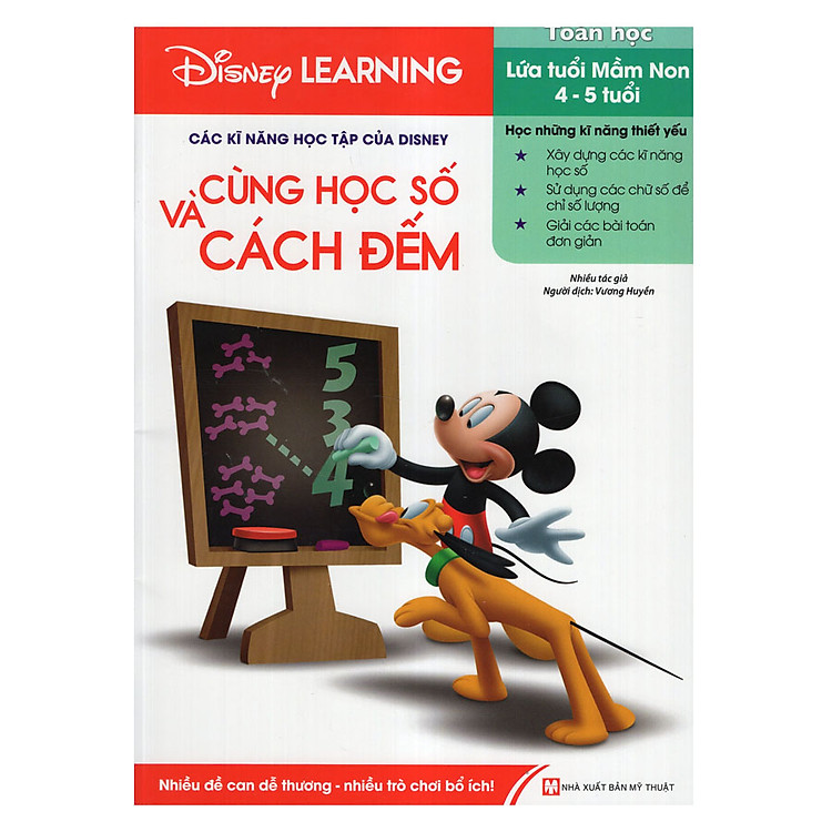Sách Disney Learning - Cùng Học Số Và Cách Đếm