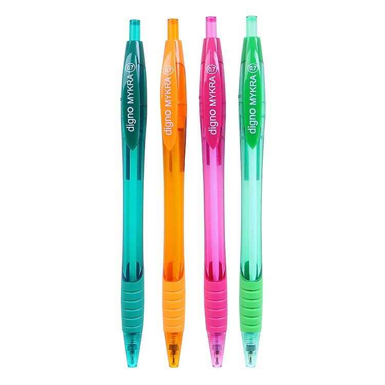 Viết Bi Gel Đậy Nắp Digno Mykra (4 cây)