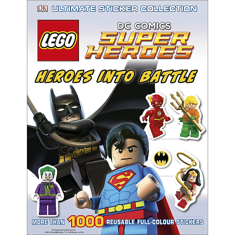 LEGO® DC Comics Super Heroes Heroes Into Battle Ultimate Sticker Collection