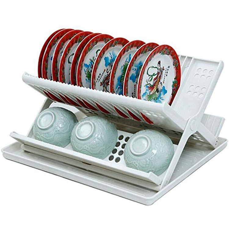 Kệ Chén Nhựa Lớn Tashuan TS-3222A - Hàng Chính Hãng