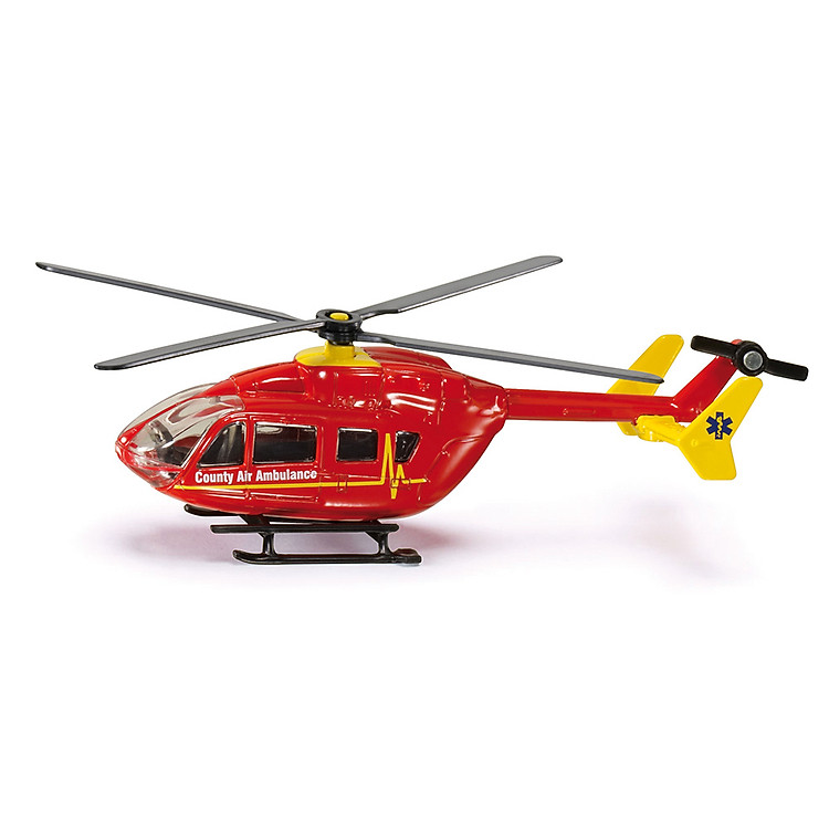 Máy Bay Trực Thăng Taxi Siku 1647 Đỏ Chính hãng Giá tốt - Hình ảnh 2