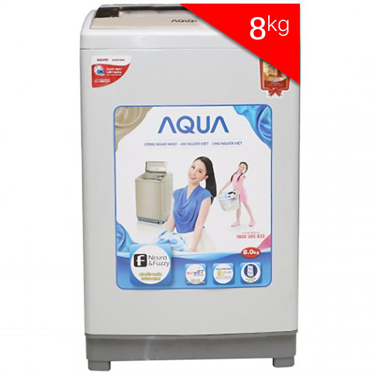 Máy Giặt Cửa Trên Aqua AQW-S80KT (8 Kg) - Hàng Chính Hãng