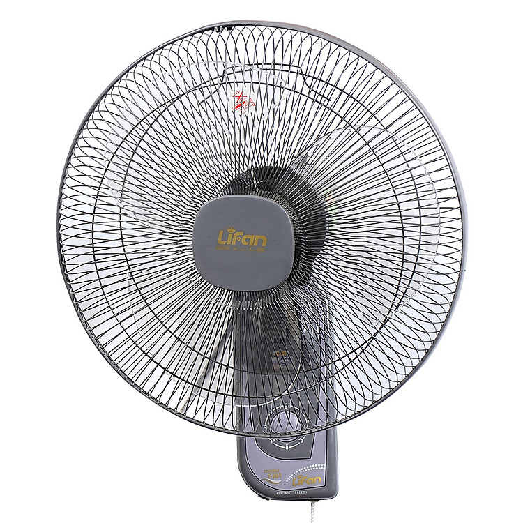 Quạt Treo Tường Lifan T-161 - Xám Đậm - Hàng Chính Hãng