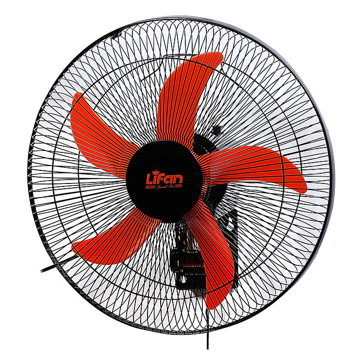 Quạt Treo Tường Lifan T-16CN - Đen Cam - Hàng chính hãng