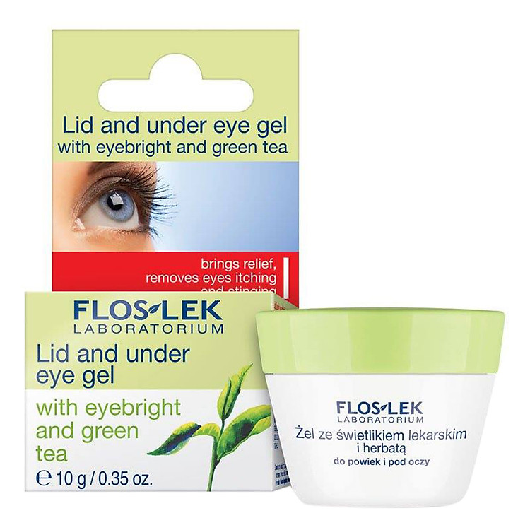 Gel Loại Bỏ Ngứa Và Đau Vùng Da Quanh Mắt, Ngăn Bọng Mắt, Thâm Mắt Floslek Eyebright Và Trà Xanh MF017 (10g)