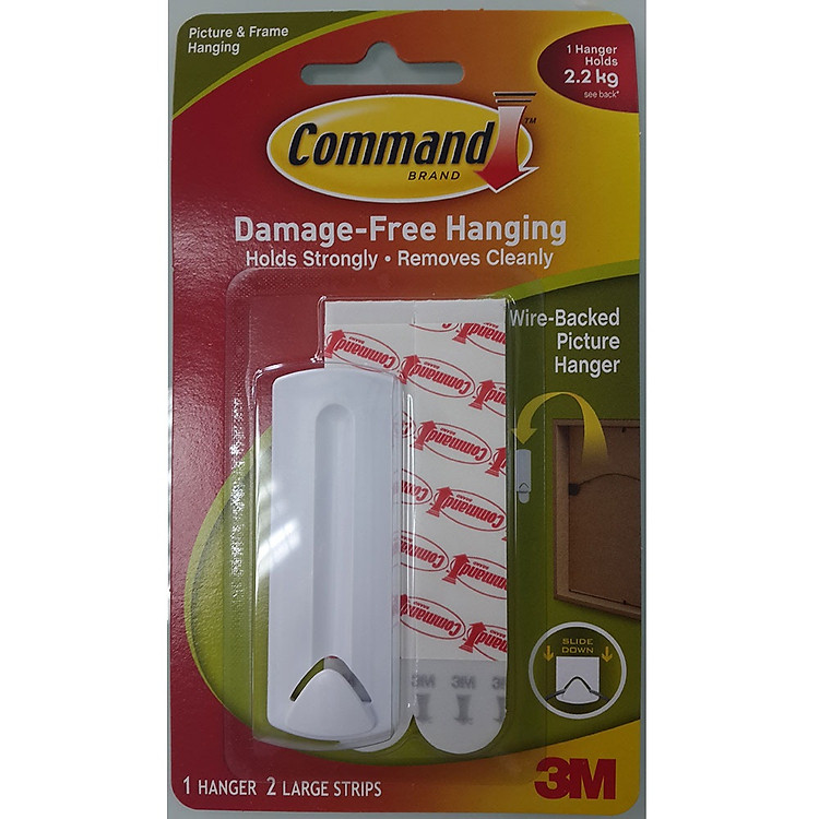 Combo 2 Vỉ Móc Treo Tranh Răng Cưa Command 17041 2.2kg