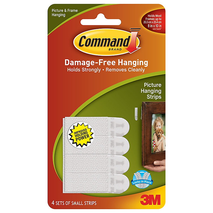 Vỉ 8 Móc Dán Treo Tranh Command 17202 - 1.8KG