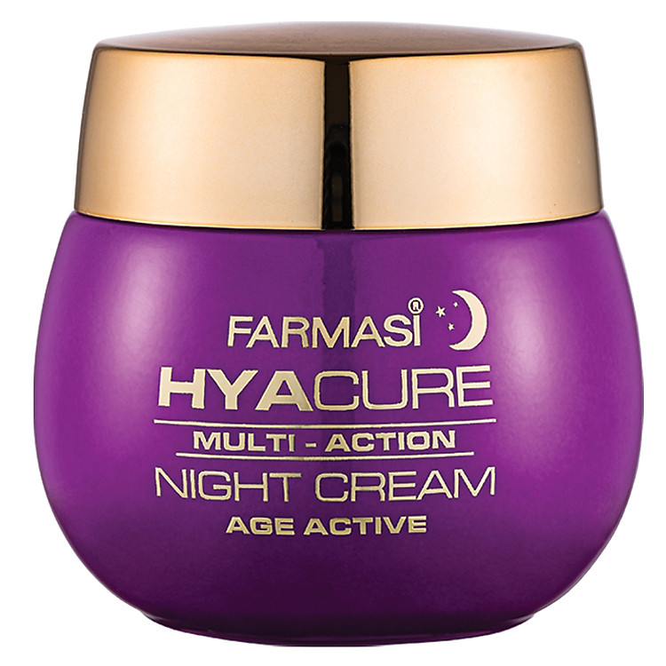 Kem Chống Lão Hóa, Trắng Da Ban Đêm Farmasi Hyacure Age Active Night Cream (50ml) - 1721BAS02