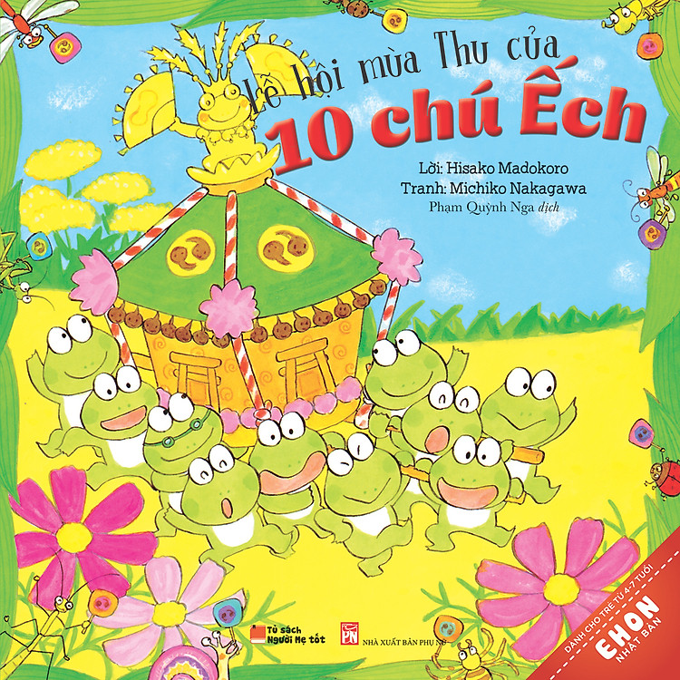 Truyện Ehon Nhật Bản - Lễ Hội Mùa Thu Của 10 Chú Ếch