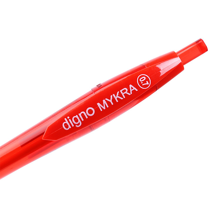 Viết Bi Gel Digno Mykra (10 cây, mực đỏ) - Ảnh 2