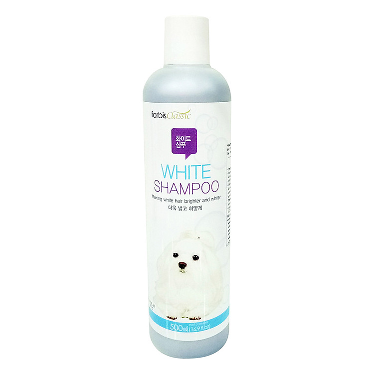 Dầu Gội Lông Trắng Dành Cho Thú Cưng Forcans 8809058114408 (500ml)