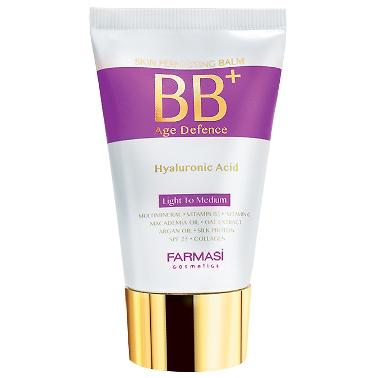 Kem BB Cho Người 35 Tuổi Trở lên BB Plus Cream Age Defence (35+) Farmasi 1800BB02 (50 ml) - Light No 01