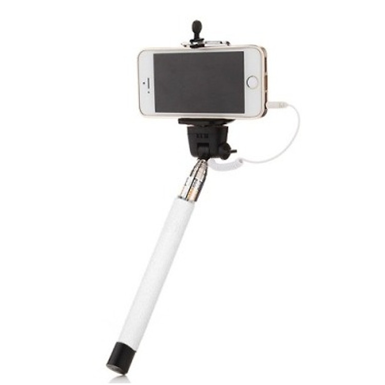 Gậy Chụp Hình Monopod Z07-5s - Trắng - Hàng Chính Hãng