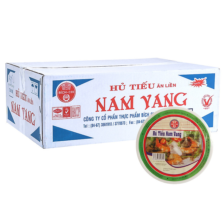 Thùng 12 Tô Hủ Tiếu Nam Vang Bích Chi 60g